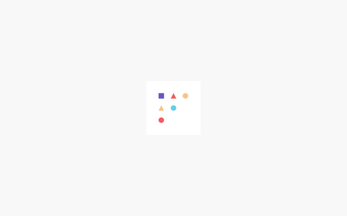 Fabric brand identity color palette showing blue, coral, green, and yellow accents with gray neutrals